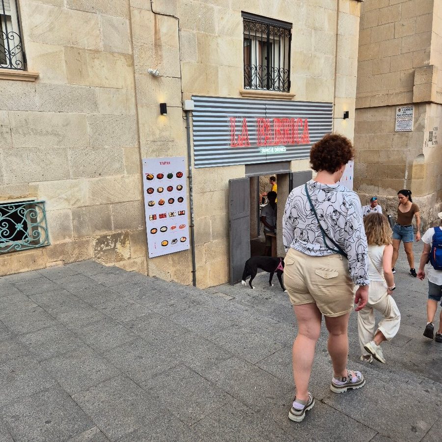 Pizarra del menú
