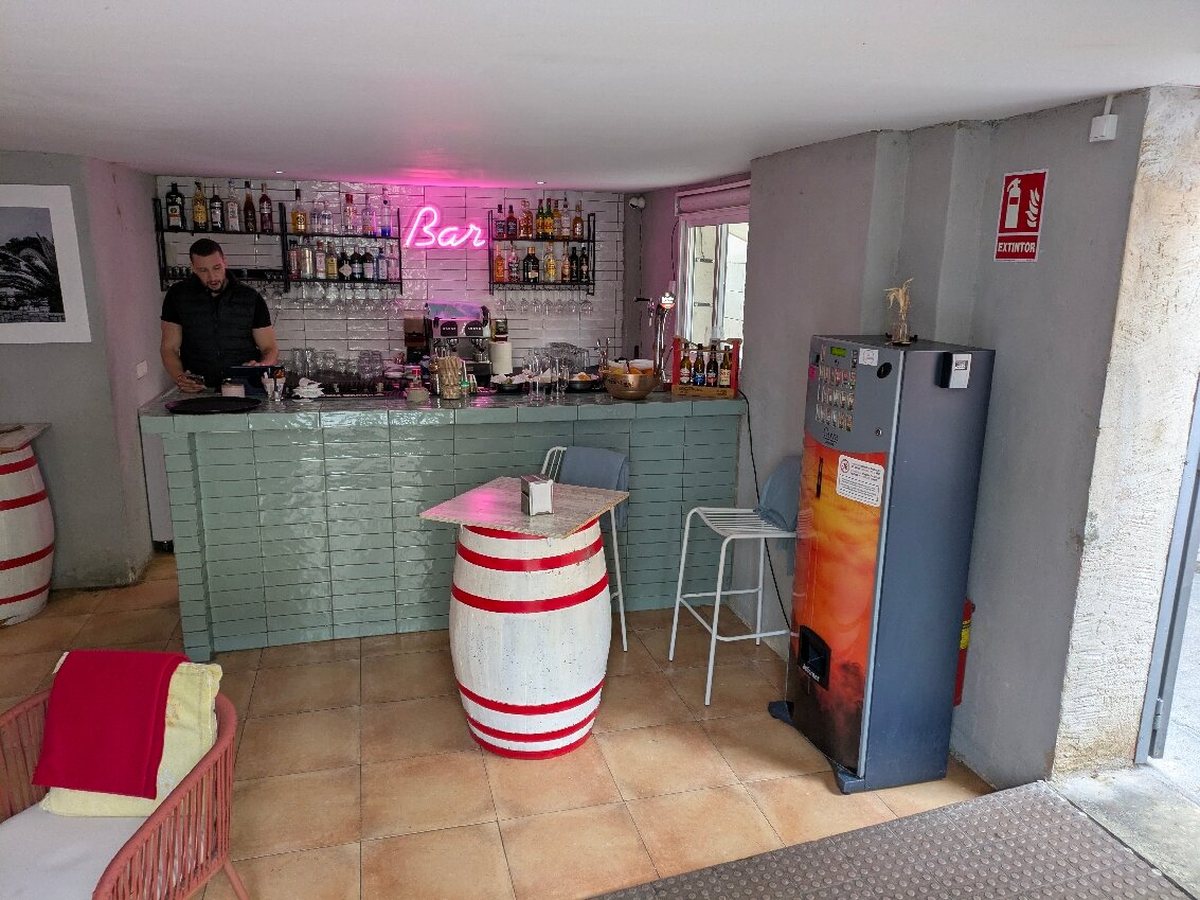 Ambiente con barriles